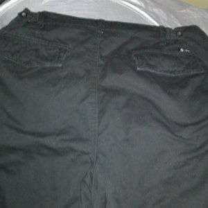 Men's black cargo shorts from Chaps 38